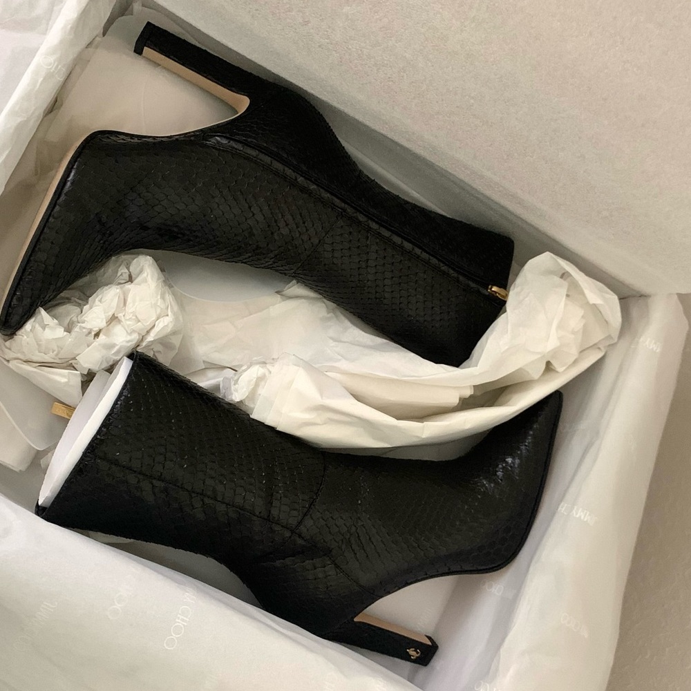 New Jimmy Choo Python Boots - Picture 3 of 13